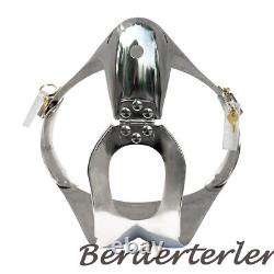 Customization 3D Breathable Stainless Steel Men's Chastity Belt with Cage Lock