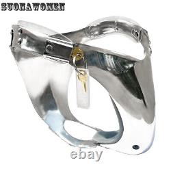 Customization 3D Breathable Stainless Steel Men's Chastity Belt with Cage Lock