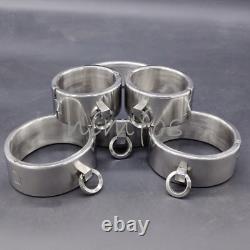 Customization Inner Diameter Stainless Steel Handcuffs Ankle Cuffs Lock Wrist