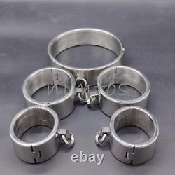 Customization Inner Diameter Stainless Steel Handcuffs Ankle Cuffs Lock Wrist