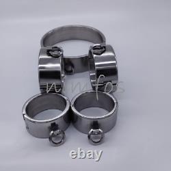 Customization Inner Diameter Stainless Steel Handcuffs Ankle Cuffs Lock Wrist