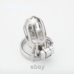 Customized Male 3D Print Stainless Steel Chastity Cage Device with Tube CB Lock