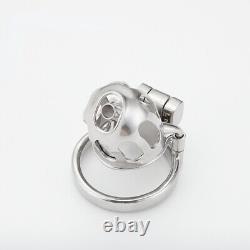 Customized Male 3D Print Stainless Steel Chastity Cage Device with Tube CB Lock