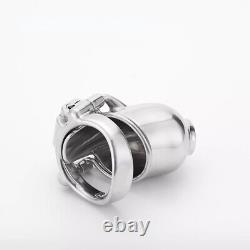 Customized Male 3D Print Stainless Steel Chastity Cage Device with Tube CB Lock