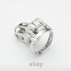 Customized Male 3D Print Stainless Steel Chastity Cage Device with Tube CB Lock