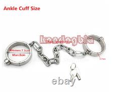 Customized Size Inner Diameter 10.5cm Stainless Steel Ankle Cuffs