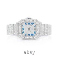 Customized Stainless Steel Studded Diamond Watch Hip Hop Style Moissanite Watch