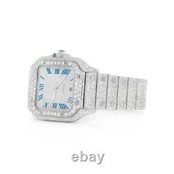 Customized Stainless Steel Studded Diamond Watch Hip Hop Style Moissanite Watch