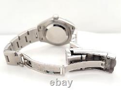 Designer $11,000 ROLEX Oyster Perpetual 276200 Stainless Steel Watch Box & Cards