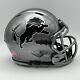 Detroit Lions CUSTOM Stainless Steel Hydro-Dipped Mini Football Helmet