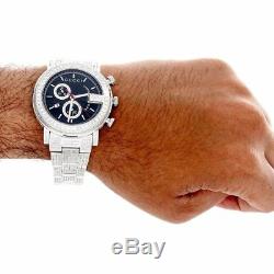 Diamond Gucci 44mm Case YA101309 Watch 9.50 Ct New Custom Mens 101 G Real White