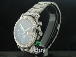 Diamond Gucci Watch Ya101331 Mens 16.50 CT Custom G Chronograph Fully Iced Band