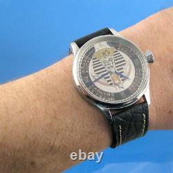 Egypt New Custom Mechanical Wristwatch, Engraved Dial, Case and Movt Cal. 6498