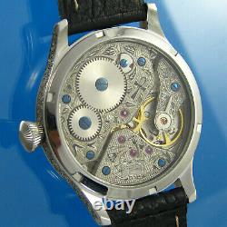 Egypt New Custom Mechanical Wristwatch, Engraved Dial, Case and Movt Cal. 6498