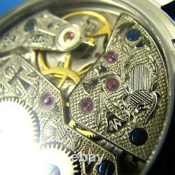 Egypt New Custom Mechanical Wristwatch, Engraved Dial, Case and Movt Cal. 6498