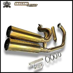 Exhaust System Stainless Steel Custom Fit For Harley V-Rod Night Rod 2007-2017
