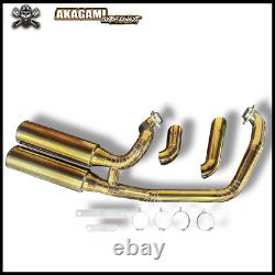 Exhaust System Stainless Steel Custom Fit For Harley V-Rod Night Rod 2007-2017