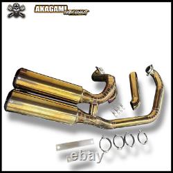 Exhaust System Stainless Steel Custom Fit For Harley V-Rod Night Rod 2007-2017