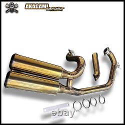 Exhaust System Stainless Steel Custom Fit For Harley V-Rod Night Rod 2007-2017