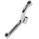 FNA Custom Cycle Dual Headlight Mount Long Stainless Steel