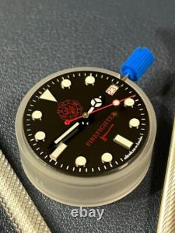 Firefighter Custom Submariner Watch 40mm 316L Case NH35 Stainless Steel Band