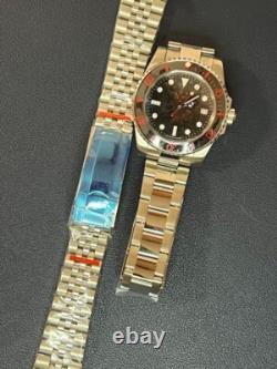Firefighter Custom Submariner Watch 40mm 316L Case NH35 Stainless Steel Band