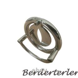 Flat Male Chastity Cage with Curved Ring Stainless Steel Custom Metal Cage