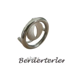 Flat Male Chastity Cage with Curved Ring Stainless Steel Custom Metal Cage
