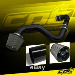 For 06-09 Golf GTI Turbo 2.0T FSI Black Cold Air Intake + Stainless Steel Filter