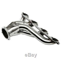 For 429/460 Ford Bbc Big Block Stainless Shorty Hugger Header Exhaust Manifold