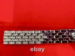 Frank Muller Bracelet Stainless Steel With Natural Diamonds Custom Set