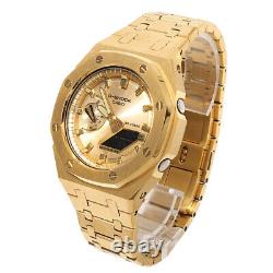 G-SHOCK GA2100gb GARISH GOLD Custom Gold Dial Stainless Steel CASIOAK From Japan