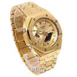 G-SHOCK GA2100gb GARISH GOLD Custom Gold Dial Stainless Steel CASIOAK From Japan