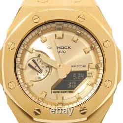 G-SHOCK GA2100gb GARISH GOLD Custom Gold Dial Stainless Steel CASIOAK From Japan