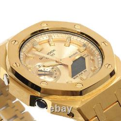 G-SHOCK GA2100gb GARISH GOLD Custom Gold Dial Stainless Steel CASIOAK From Japan