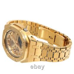 G-SHOCK GA2100gb GARISH GOLD Custom Gold Dial Stainless Steel CASIOAK From Japan