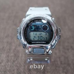 G-Shock Dw-6900 Custom Metal Silver Stainless Steel