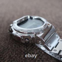 G-Shock Dw-6900 Custom Metal Silver Stainless Steel