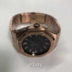 G-shock GA-2100-1A1 Custom Casi Oak Stainless Steel Stainless strap rose gold