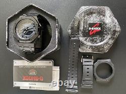 GA2100-1A1 Casioak Custom G-Shock AP Royal Oak Stainless Steel Black Bracelet