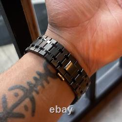 GA2100 Casioak New Custom G-Shock Royal Oak Stainless Steel Dark Grey Gift