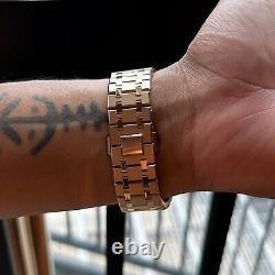 GA2100 Casioak New Custom G-Shock Royal Oak Stainless Steel Rose Gold Watch Gift