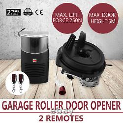 Garage Roller Remote Door Opener Easy Installation CE Motor Rolling 2 remotes