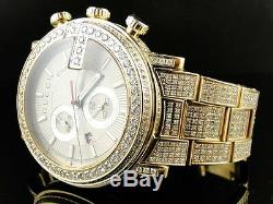 Gucci Fully Iced Mens 10.0 Ct Diamond Gold Finish YA101312 Watch Custom