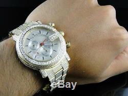 Gucci Fully Iced Mens 10.0 Ct Diamond Gold Finish YA101312 Watch Custom