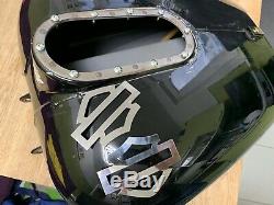 Harley CVO custom tank emblems, stainless steel