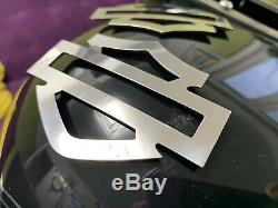 Harley CVO custom tank emblems, stainless steel