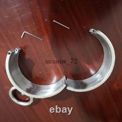 Heavy Stainless Steel 6cm Collar Height Male / Female Custom Neck Restraint