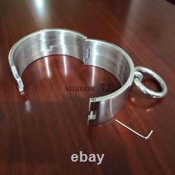 Heavy Stainless Steel 6cm Collar Height Male / Female Custom Neck Restraint