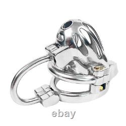 High-end Custom Male 3D Printed Stainless Steel Chastity Cage with 5 Locks Cage